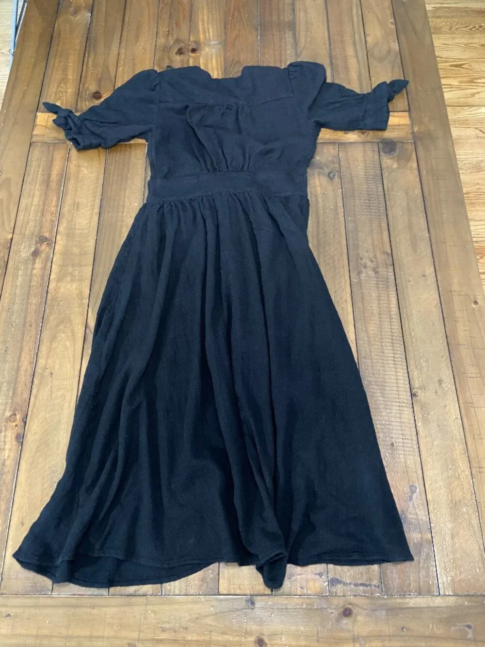 ✨ Free People "Love of My Life" Midi Dress - Black - Small✨ - Picture 3 of 12